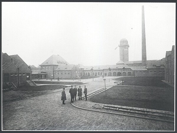 Außengelände der Fleiwa um 1924. Bild: Stadtmuseum Oldenburg.