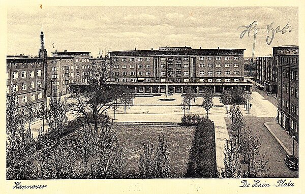 Diese Postkarte sendete Familie Insel 1936 aus Hannover nach Oldenburg an die befreundete Familie. © Stadtmuseum Oldenburg.