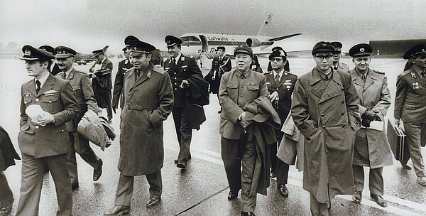 Hoher Besuch aus aller Welt auf dem Fliegerhorst im Jahr 1979. Bild: Stadtmuseum Oldenburg