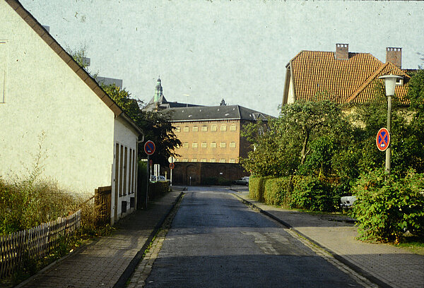 Gerichtsviertel und JVA, um 1980. Foto: Stadtmuseum Oldenburg.