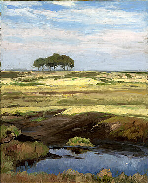 Richard tom Dieck, Alexanderheide, Öl auf Leinen, 1925 © Stadtmuseum Oldenburg