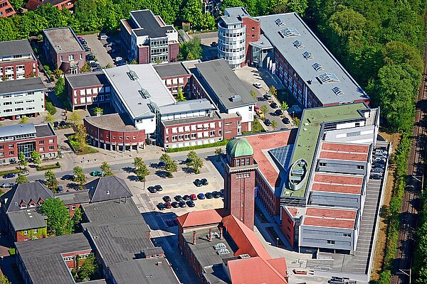 Luftbild der Alten Fleiwa vom 30.04.2007. Bild: Stadtmuseum Oldenburg.