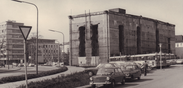 Bunker Moslestraße/Ecke Bundesbahnweg, 1973. Foto: Stadtmuseum Oldenburg/Günter Nordhausen.