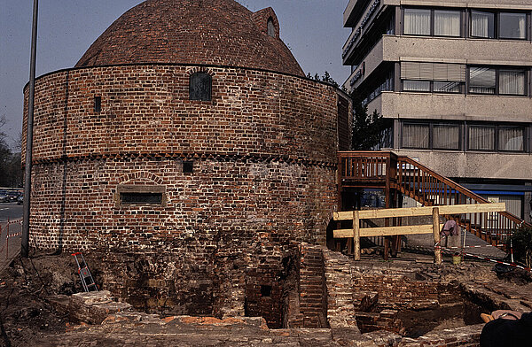Ausgrabung 1992/93 am Pulverturm. Foto: Stadtmuseum Oldenburg/Willy Schröder