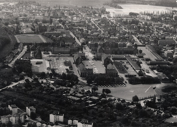 Luftbild Kaserne Donnerschee; Foto: Stadtmuseum