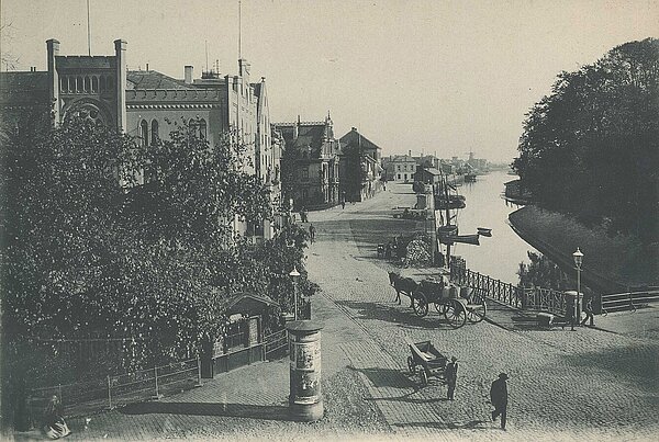 Stau, ca. 1900. Bild: Stadtmuseum Oldenburg