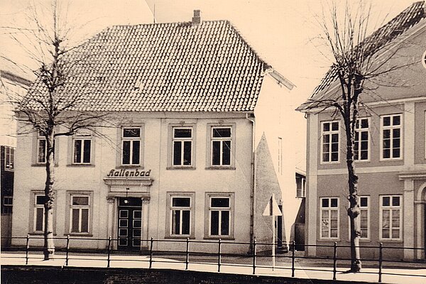 Hallenbad in der Huntestraße, 1955. Foto: Stadtteilarchiv Drielake/Stadtmuseum Oldenburg