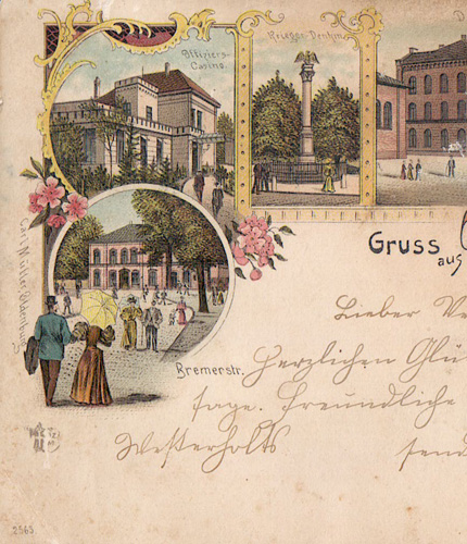 Postkarte, Gruß aus Osternburg © Stadtmuseum Oldenburg