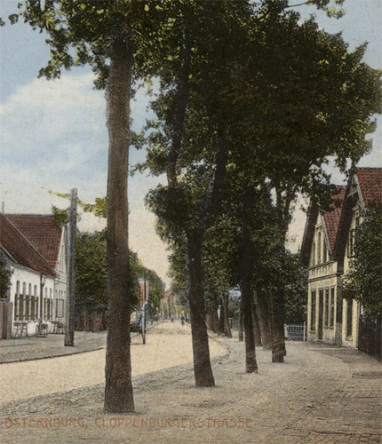 Cloppenburger-Str., um 1900, Postkarte, Foto: © Stadtmuseum Oldenburg