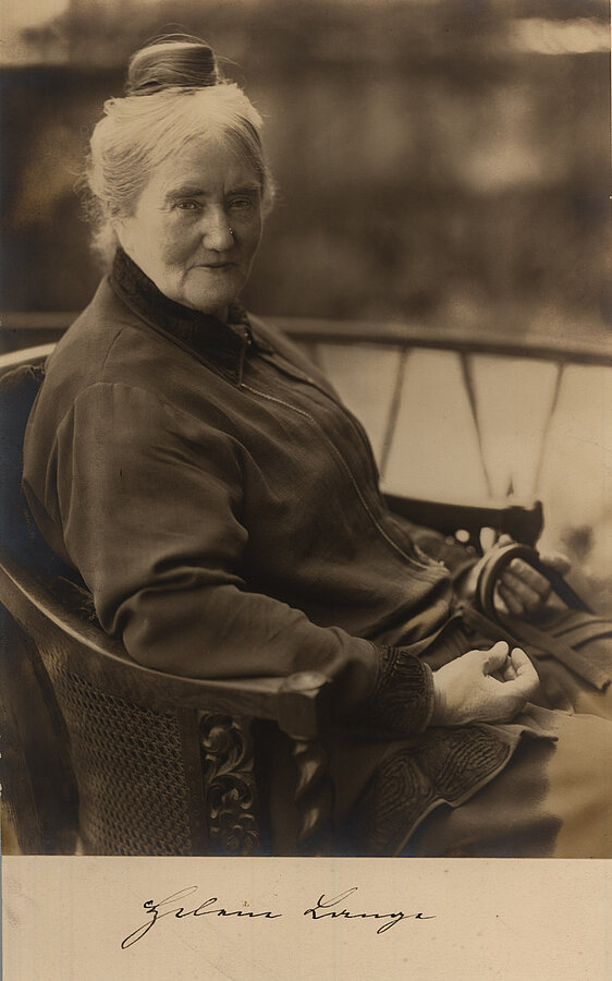 Helene Lange, 1929. Bild: Stadtmuseum Oldenburg.