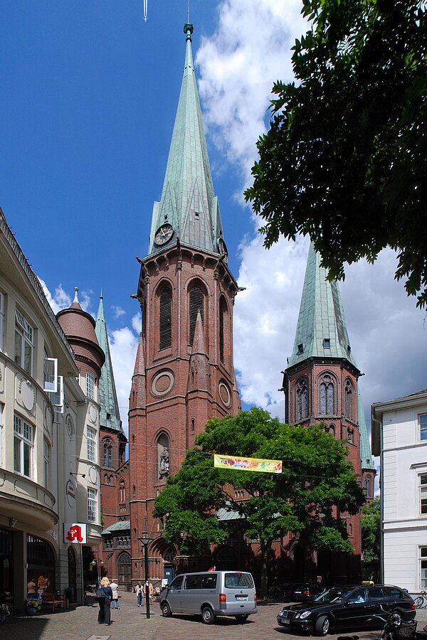 Lambertikirche, Blick vom Kasinoplatz. Foto: Stadtmuseum Oldenburg